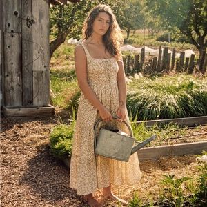 NWT Christy Dawn Adele Dress, in “Daisy Green” fabric, Size Small.